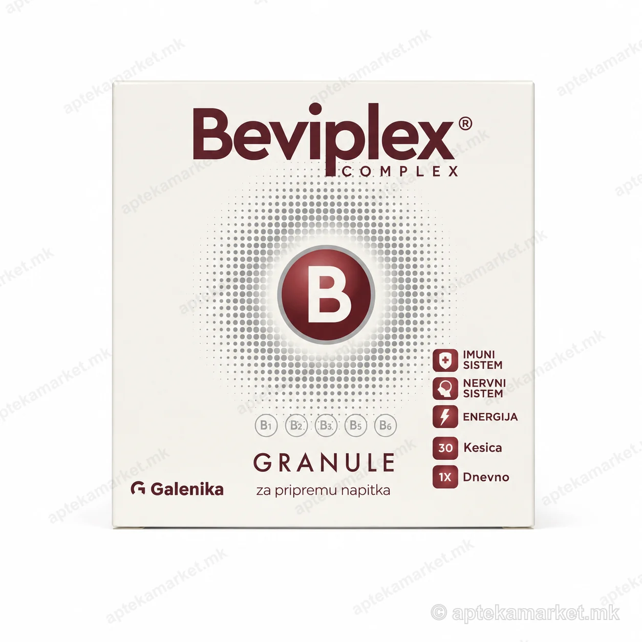Beviplex Complex granula 30 qese paketim, AptekaMarket