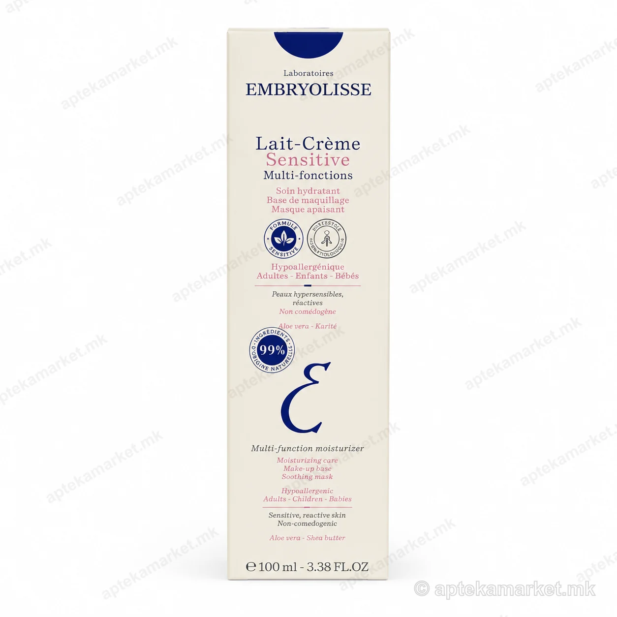 Embryolisse Lait-Crème Sensitive од Embryolisse пакување на бела позадина