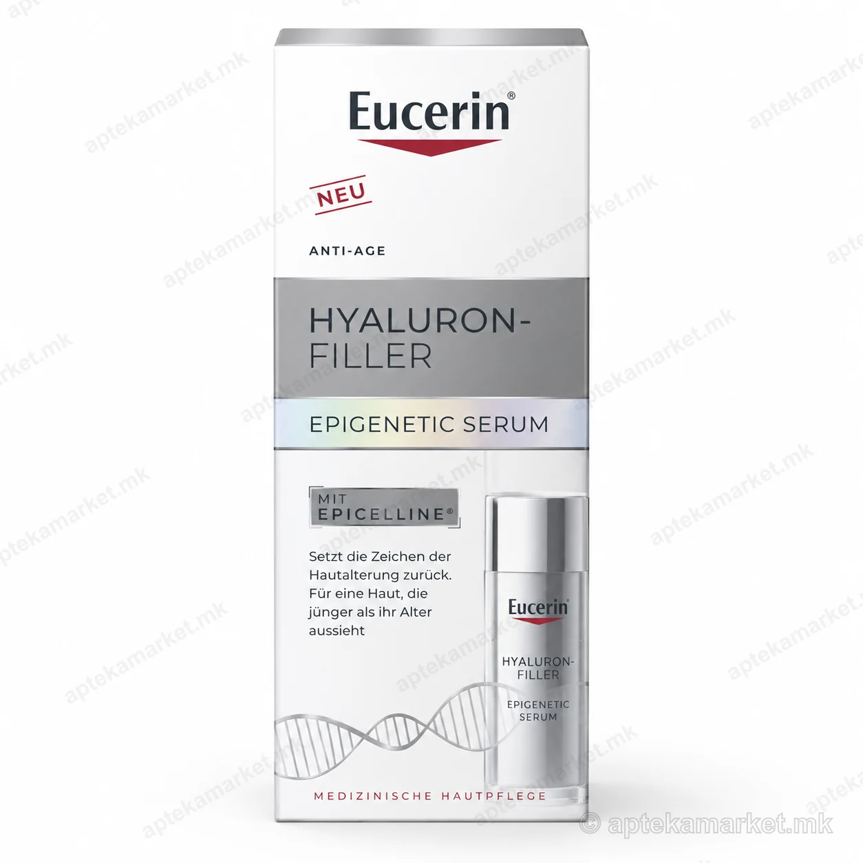 Eucerin Hyaluron-Filler Epigenetic Serum од Eucerin пакување на бела позадина