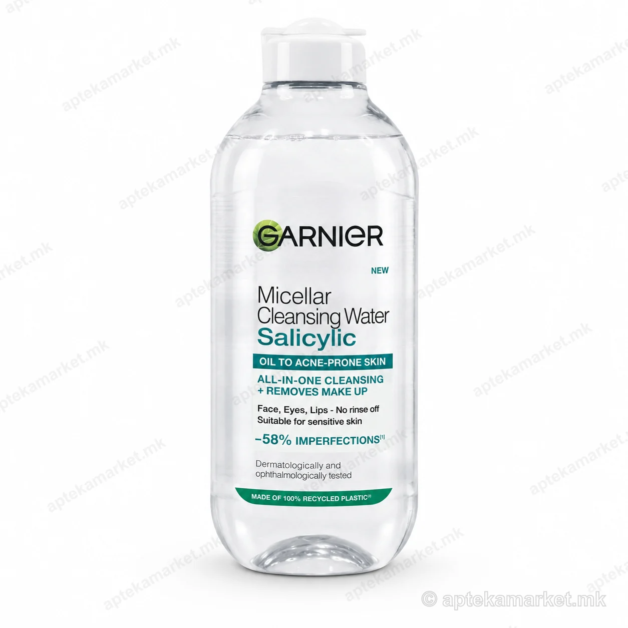 Garnier Micellar Cleansing Water Salicylic ujë micelar, paketim, AptekaMarket
