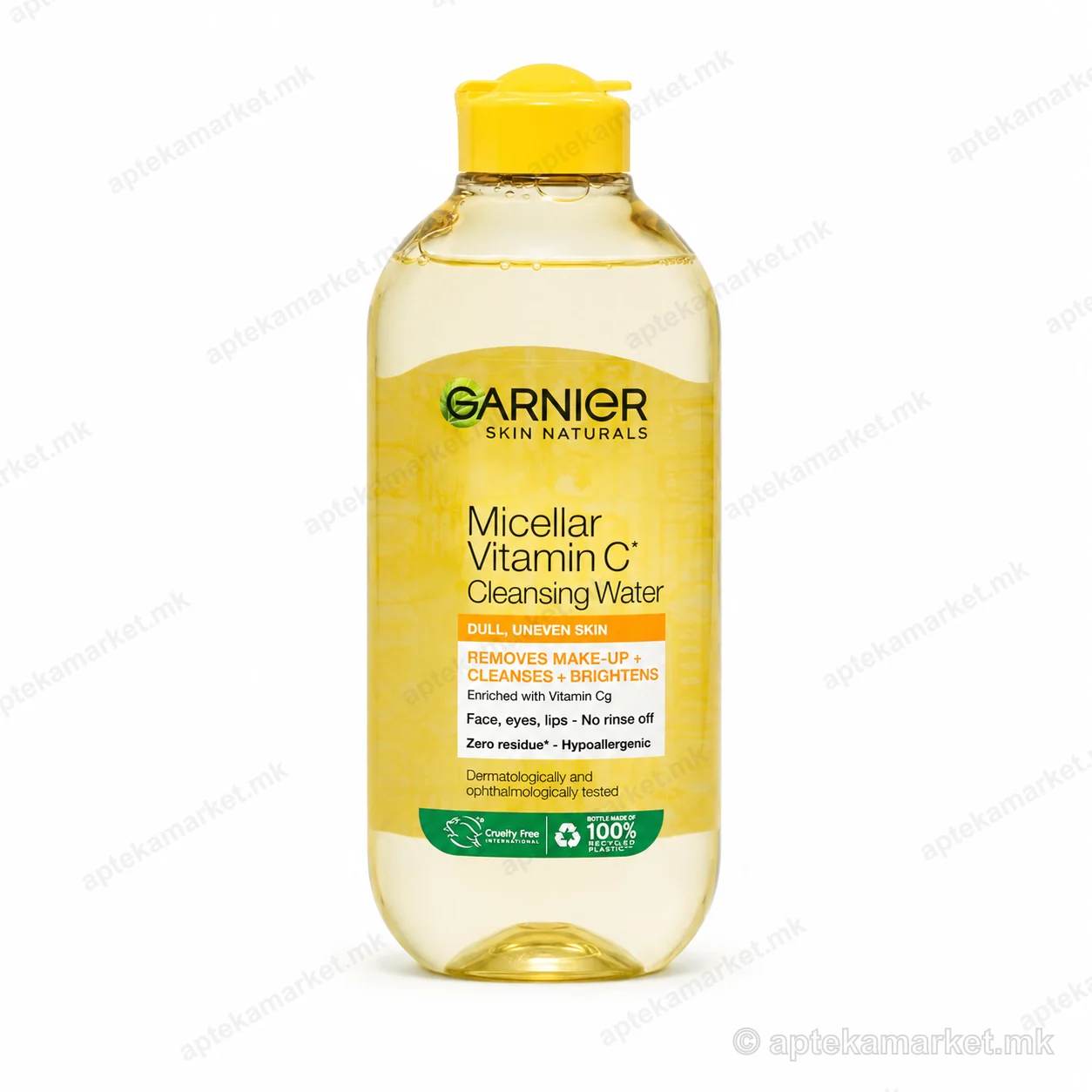 Garnier Micellar Vitamin C Cleansing Water micellar water, packaging, AptekaMarket