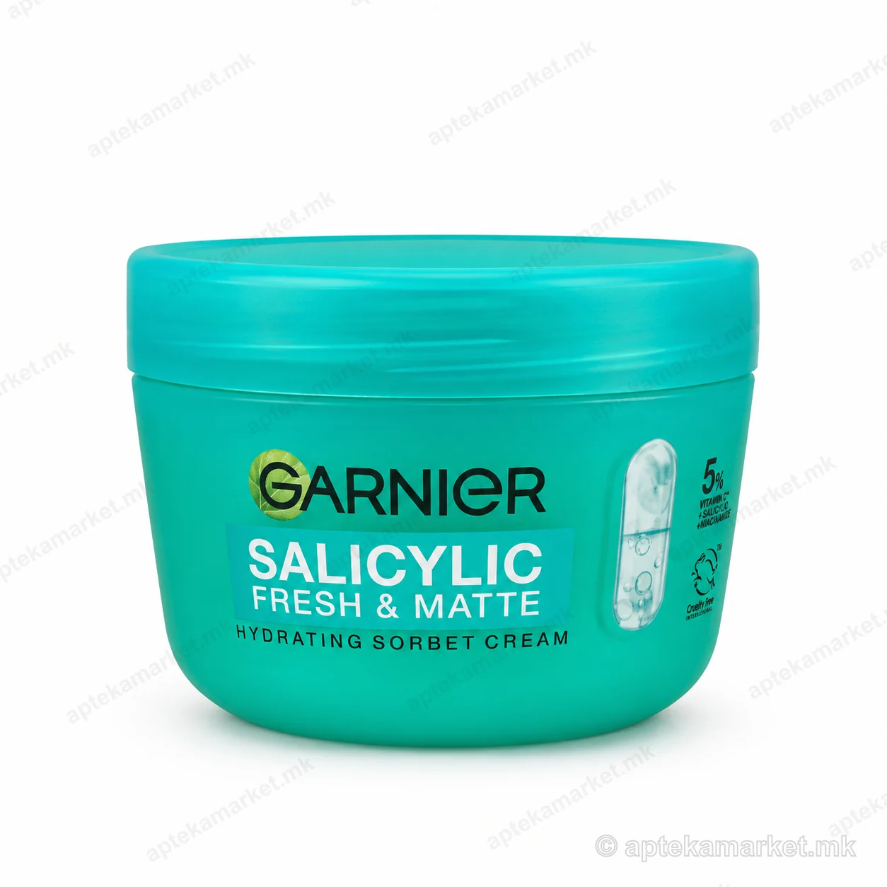 Garnier Salicylic Fresh & Matte Hydrating Sorbet Cream, paketim, AptekaMarket
