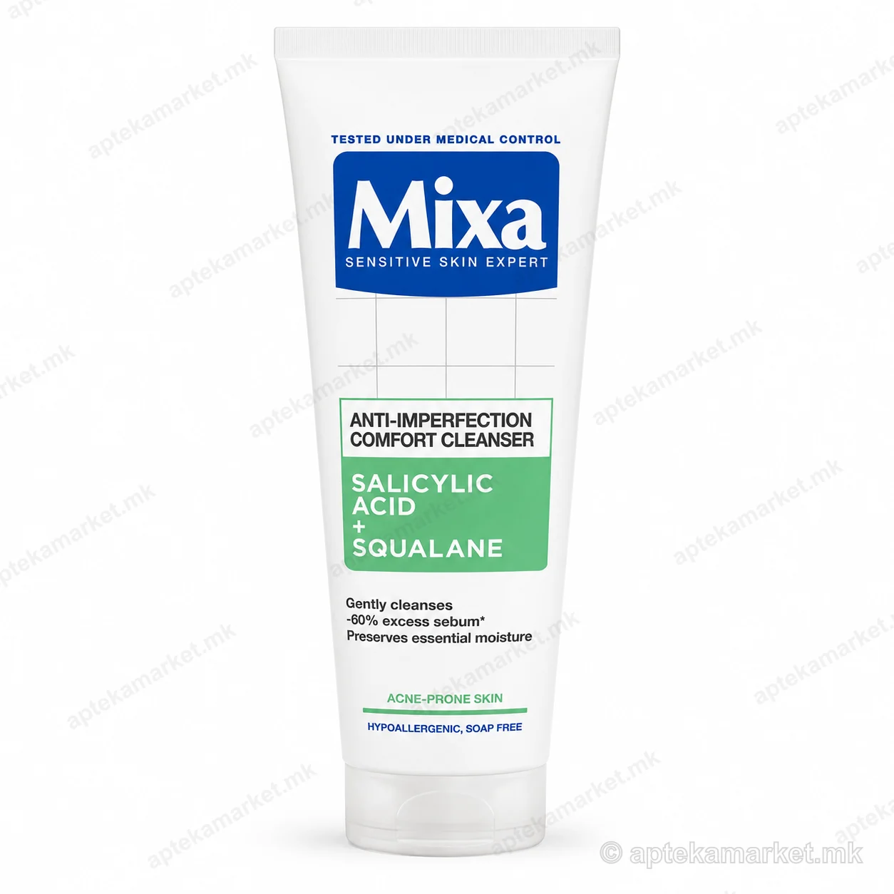 Mixa Anti-Imperfection Comfort Cleanser paketim, AptekaMarket