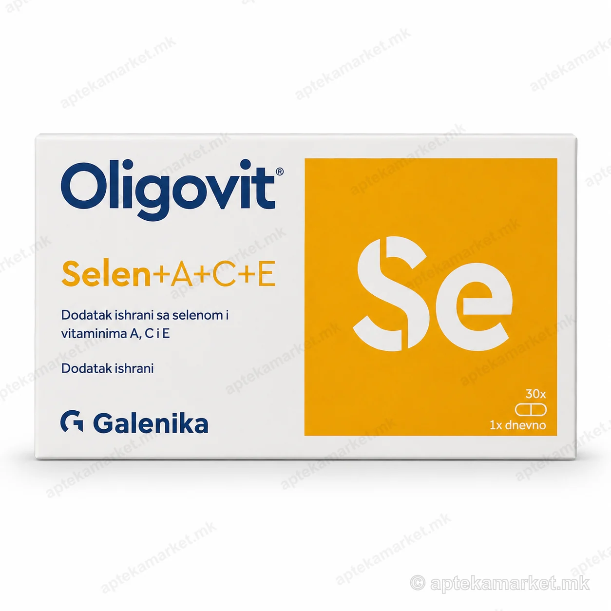 Oligovit Selen + A + C + E 30 tabletëa paketim, AptekaMarket