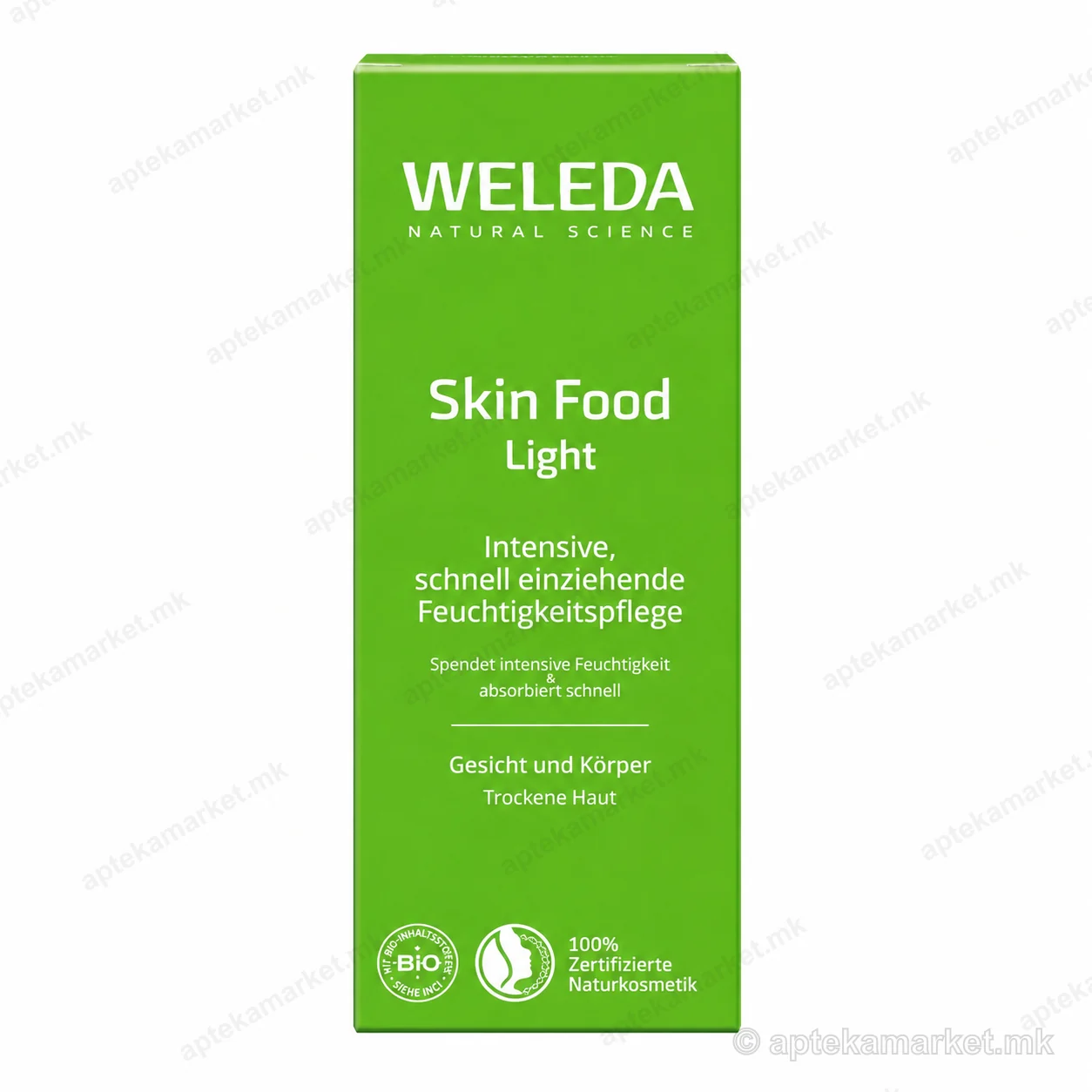 Weleda Skin Food Light од Weleda пакување на бела позадина
